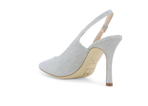 Melluso female Décolleté Tessuto D188-246084 Argento